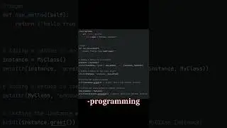 Python trick for dynamically adding methods to classes or instances