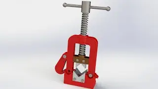 Solidworks: pipe vice (model 2) – part 5