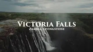 Самый большой по площади водопад Виктория Victoria Falls, Zambia