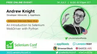 An Introduction to Selenium WebDriver with Python by Andrew Knight 