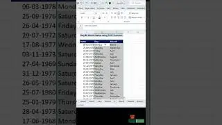 How to use Text Function to extract date, month, year in excel