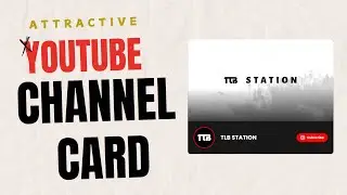 Attractive YouTube Channel Card using HTML & CSS (Remastered) - TLB STATION