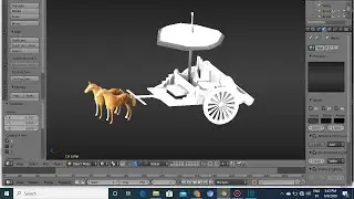 create a chariot in blender / blender animations