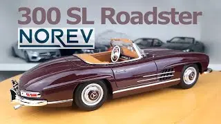 Der neue 1/18 Norev Mercedes 300 SL Roadster | Modellauto Neuheiten 2023