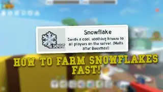 How to farm Snowflakes FAST! | Roblox Bee Swarm Sim