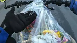Riding with Flowers - Svartpilen 401 (Very Short Clip)