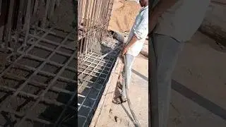 Concrete casting #footing #contructions #civil #concrete