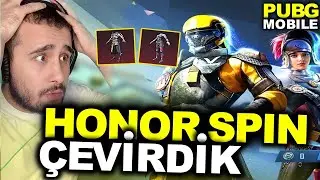 CEZALI HONOR SPİN ÇEVİRDİK! HERŞEYİ ALDIK! PUBG Mobile