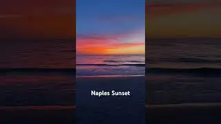 Just After Sunset Tonight on Naples Beach, FL