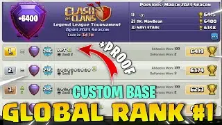 Global Rank #1 vet + PROOF ✓ UNSEEN   legend league base with link | global Rank #1 player base 2023
