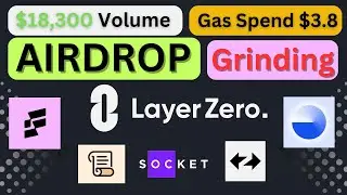 #airdrop  Grinding With Layerzero, Base, LiFi, zkSync, Scroll, Socket - Hindi | Airdrop