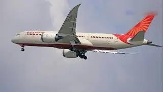 Up Close with Air India Boeing 787 at Mumbai: A Planespotting Experience!