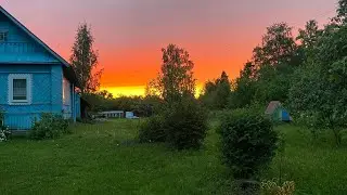 Один день из жизни в деревне/ Псковская область/ деревня  Запесенье 🌸🚤🐟🐠🪰🦟