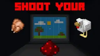 Minecraft Redstone Minigame - Shoot Your Chicken