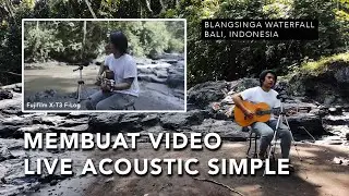 VLOG 1 Membuat Video Live Acoustic feat Agus Polos - Fujifilm X-T3 dan Zoom H1N + Moza Air Cross