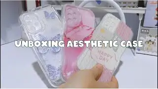 Unboxing time samsung galaxy A32 aesthetic case ✨
