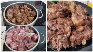 Огизда эрийдиган юмшоккина мол думини тайерланиши ☆Говяжий хвост тающий во рту