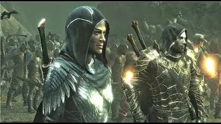 DLC | Eltariel Final Fortress Siege & Nazgul Sisters Boss Fight | - Final Boss Talion (Ending) SoW
