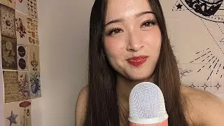 ASMR Close Up Whisper Ramble with Gum Chewing