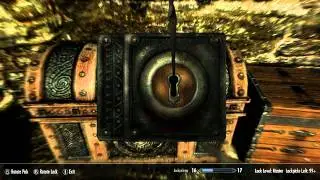 Skyrim : How to get Lockpicking to 100 Fast