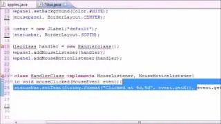 75.  MouseListener INTERFACE