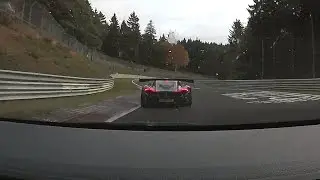 28.10.2016 McLaren XP1LM cashing me at 7:01Nürburgring Nordschleife BTG Megane No Crash