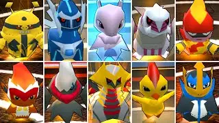 Pokémon Rumble HD - All Bosses & Battle Royales