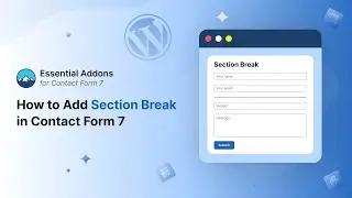 How to Add Section Break in Contact Form 7