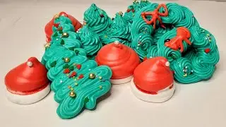 Suspiros o merengues navideños Receta fácil y deliciosa..
