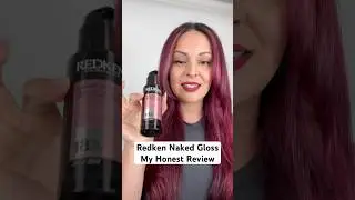 Trying Redken Naked Gloss Shine Oil for the First Time | Hair Product Review 