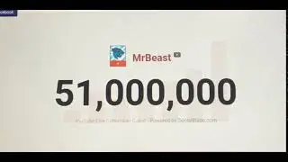 The Exact Moment MrBeast Hit 51 Million Subscribers