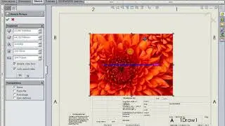 How to insert a picture in the SOLIDWORKS 1