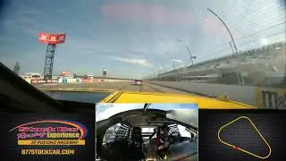 My Dad driving a Nascar racecar at Pocono Raceway
