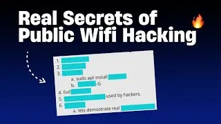 How Hackers Steal Your Data Without You Noticing! | The Dark Truth of Public Wi-Fi