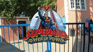 Official SUPERMAN: Tower of Power POV (Updated 2023) | Six Flags Over Texas