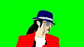 Michael Jackson Green Screen Video | animationgifs | Michael Jackson Wears Hat | MJ Animation