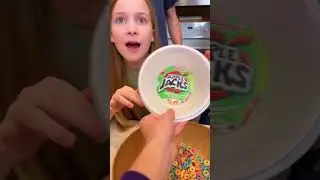 Family Cereal Challenge! #reels #game #challenge #cereal
