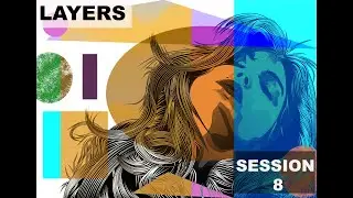 Layers Panel I Group Layers I Merge Layers in ADOBE PHOTOSHOP CC 2020 - SESSION 8