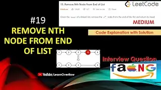 Remove Nth Node From End of List  | LeetCode 19 | One pass Solution | Java |
