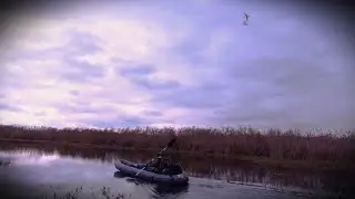 Выходной на байдарках. Река Преголя, старый карьер. Калининградская область.