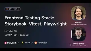 Frontend Testing Stack: Storybook, Vitest, Playwright