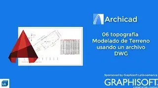 Archicad 06 topografia Modelado de terreno usando una archivo DWG