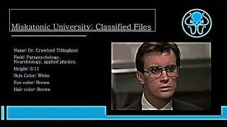 Innsmouth Tapes: Crawford Tillinghast - Resonator Test Number 61
