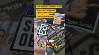 Win Stuff Live this Friday 19th at 3PM ET!