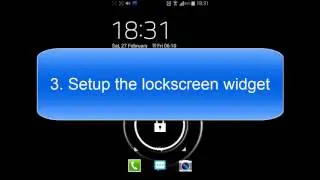 How to make to do list on the lockscreen