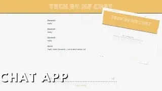 Chat app using HTML/CSS/JS (Microsoft Teams) Clone! 2.0