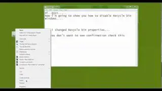 How to disable Recycle bin in windows