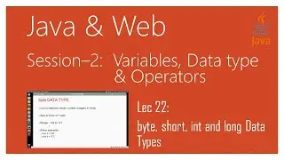 Integers in Java | Part 3 | byte, short, int and long Data Types