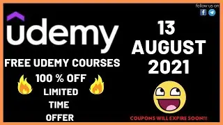 Udemy Coupon Code 2021| Udemy FREE Courses Certificate    