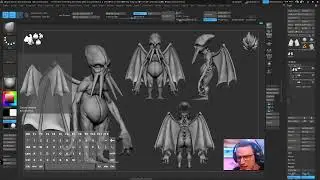 The Cthulhu - Creature Sculpting PT 2 (Zbrush 2021.6.2)